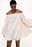 Organza Off Shoulder Mini Dress