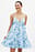 Organza Strap Mini Dress