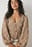 Overlap Wide Sleeve Blouse