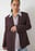 Oversized Tie Back Detail Blazer