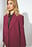 Oversize Maxi-Blazer mit einem Knopf