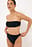 gepolstertes Bandeau-Bikini-Oberteil