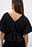 Peplum gedrapeerde top