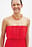 plissiertes Bandeau-Top