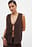 Pleated Long Vest