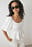 Pleated Puff Sleeve Top