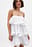 Printed Flounce Mini Dress