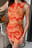 Vestido mini con estampado