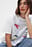 Printed Round Neck Oversized Tee