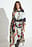 Printed Scarf Detail Dress