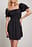 Minikleid mit Puffärmeln