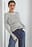 Ribbed Knitted Round Neck Top
