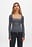Ribbed Square Neck Detail Top