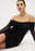Rouched Long Sleeve Mini Dress