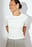 Round Neck Ribbed Top