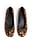 Rounded Toe Leather Ballerina
