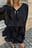 Ruched Waist Ruffle Mini Dress