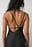 Satin Asymmetric Back Midi Dress