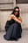 Satin Asymmetric Tier Slip Dress