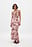 Satin Fold Detail Midi Slip Dress