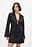 Satin Tie Front Mini Dress