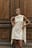 Satin-Minikleid mit Schaldetail