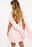 Satin-Minikleid mit Schaldetail
