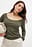 Scoop Neck Ribbed Top