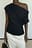 Sculptural Scuba Top