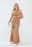 Sequin Lace Halterneck Maxi Dress