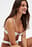 Shiny Cups Detail Bikini Top