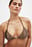 Shiny Hardware Triangle Bikini Top