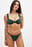 Shiny High Cut Draped Bikini Panty