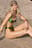 glänzendes Bikini-Höschen mit hohem Bein
