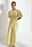 Smock Detail Puff Sleeve Midi Dress