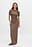 Soft Line Draped Maxi Dress