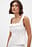 Square Neck Ruffle Corset Top