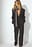 Straight Low Waist Suit Pants