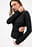 Strukturiertes Top mit Cut-outs