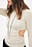 Structured Cut Out Top