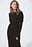 Structured Draped Maxi Dress
