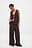 Gestructureerde broek met halfhoge taille