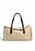 Suede Contrast Tote Bag