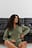 Ribbet sweater med knapper