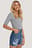 Raw Hem Denim Shorts