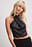 Twist Front Satin Top