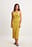 Twist Structured Midi Dress
