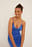 V-Neck Spaghetti Strap Midi Dress
