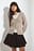 Volume Low Waist Mini Skirt