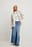Denim Wide Maxi Skirt